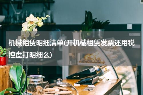 机械租赁明细清单(开机械租赁发票还用税控盘打明细么)