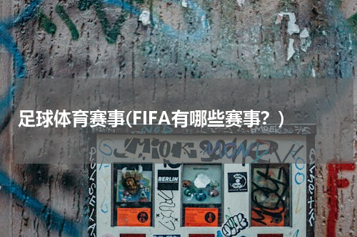 足球体育赛事(FIFA有哪些赛事？)