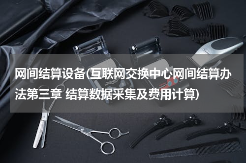 网间结算设备(互联网交换中心网间结算办法第三章 结算数据采集及费用计算)
